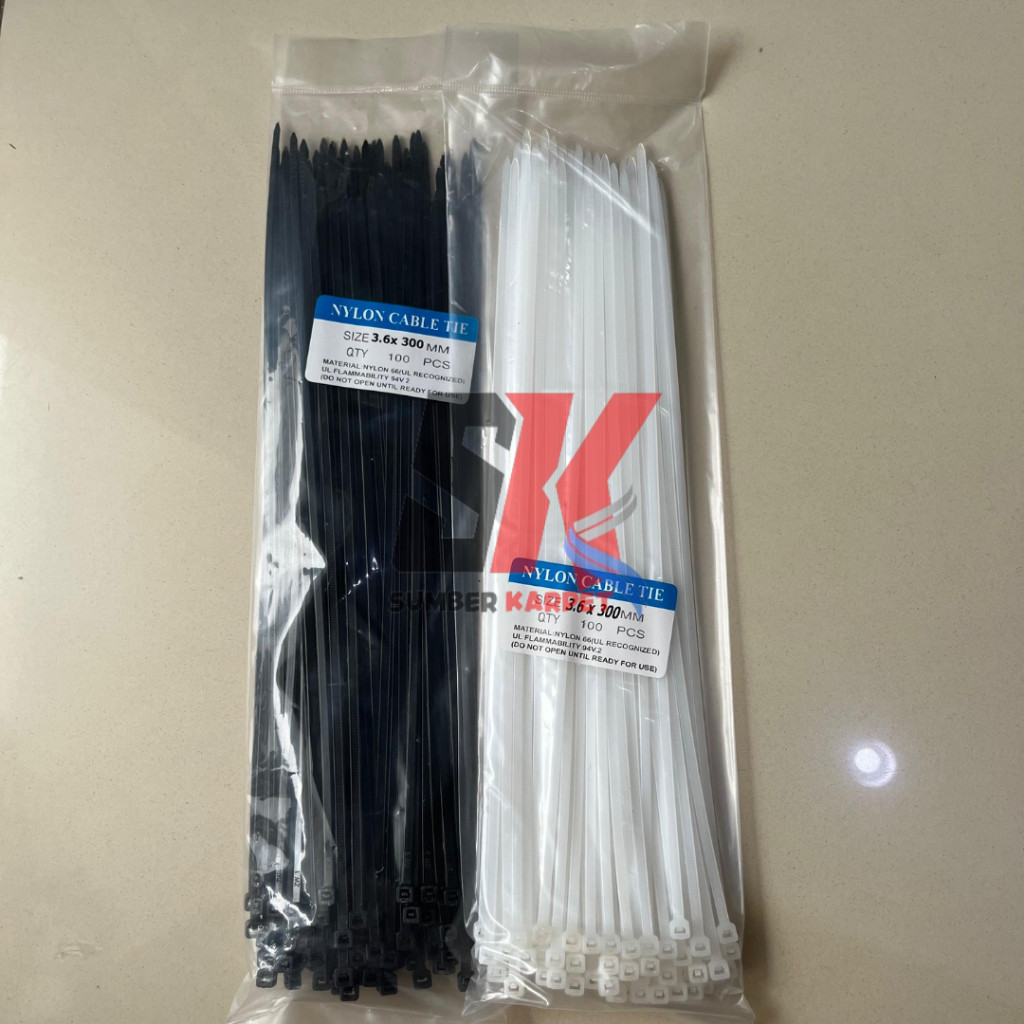 

MKS SK Kabel Ties 3.6 x 300mm (30cm) isi 100 pcs