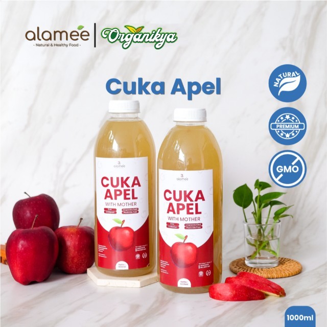 

ALAMEE Cuka Apel Original Vinegar With Mother Premium Organik Apple Cider Vinegar Sari Buah organikya