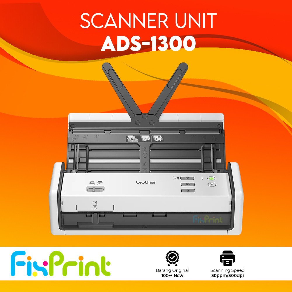 Scanner ADS-1300 New Original, Compact Document Scanner Pengganti  ADS 1200 Mesin Portable Scan Doku