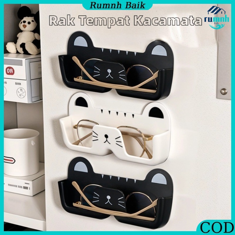 Rak Tempat Kacamata Gantung Dinding Kotak Penyimpanan Kacamata Tempat Display