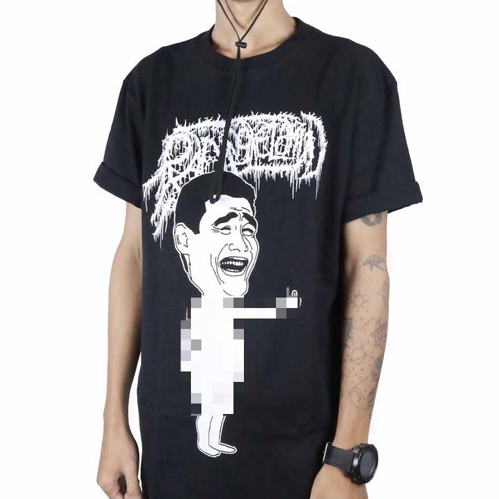 Metalgear Music 100% Cotton Baju Kaos     Tshirt Radang Kelamin - Gaya 2021 Black Katun - Rilisan Me