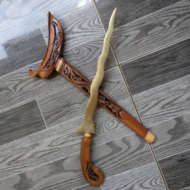 Keris Kuningan lafadz/keris soevenir/keris hias