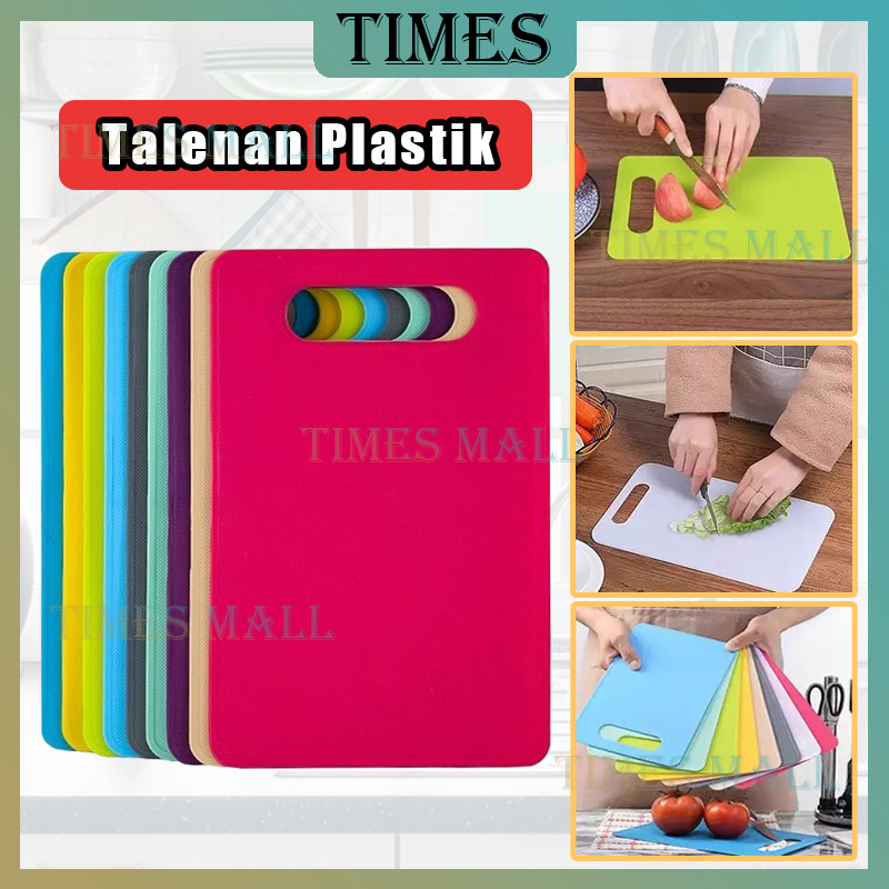Talenan Plastik Serbaguna/Talenan Dapur Tipis/Talenan Dapur Plastik Non-Slip Warna Warni/Talenan Pla
