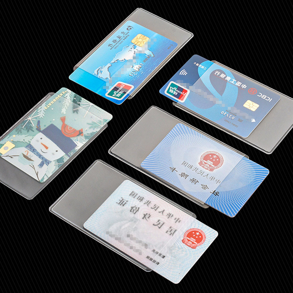 

Plastik pelindung kartu ATM, SIM, KTP, lapisan pelindung kartu tahan air dan anti gores