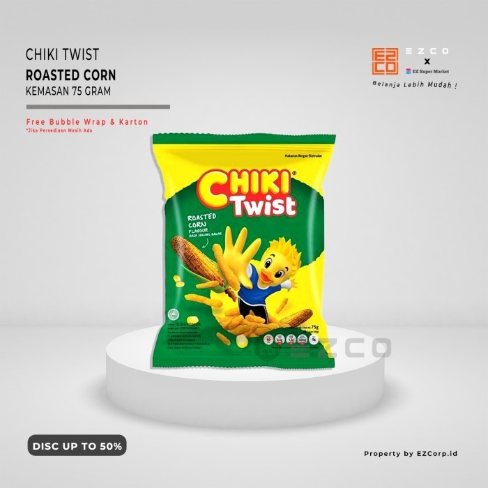 

CHIKI TWIST JAGUNG BAKAR / ROASTED CORN KEMASAN 75 GRAM