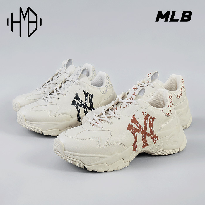 MLB Korea Bigball Chunky Classic Monogram Sneaker