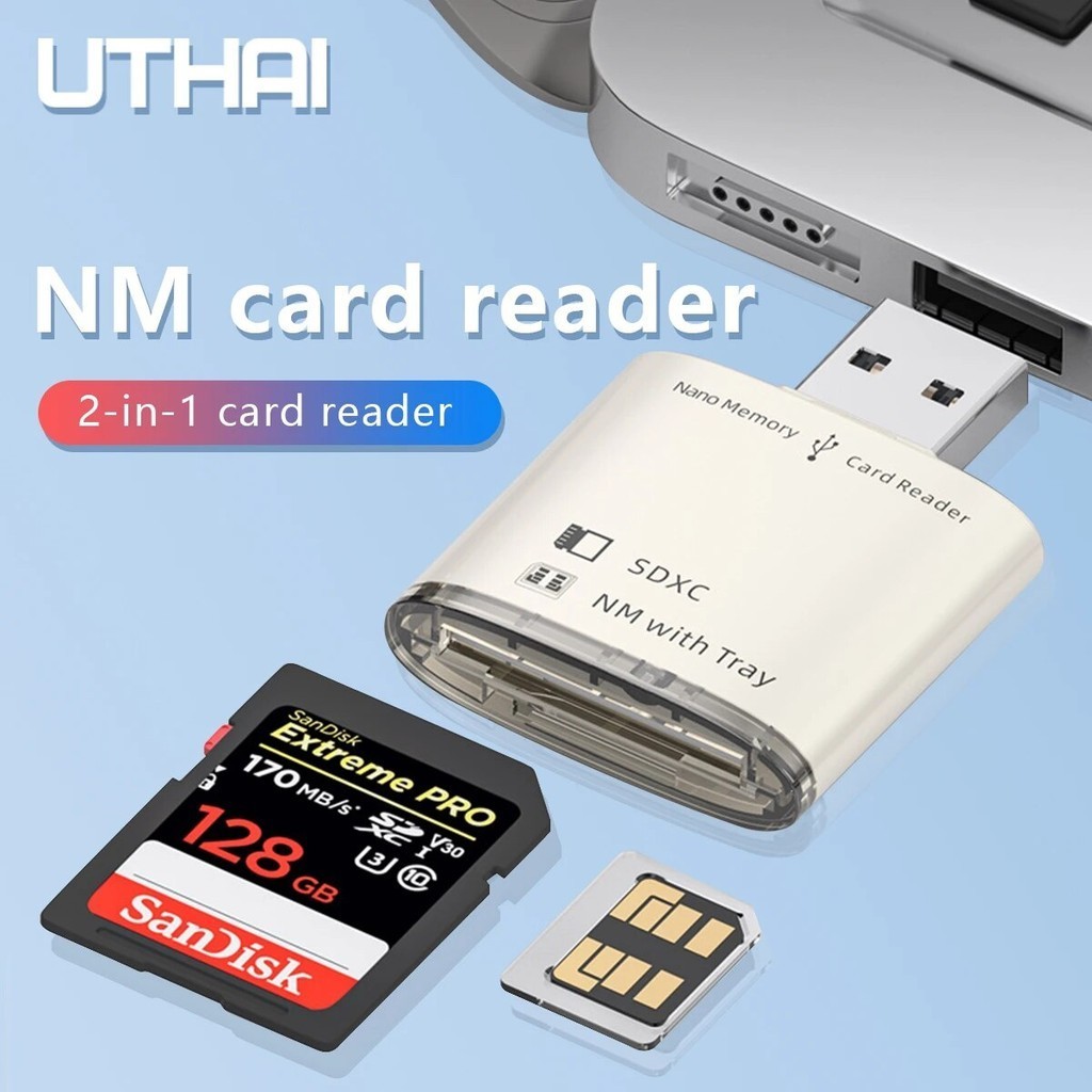 New NM Card Reader Multi-Function USB Computer SD Dual Card Metal Two-in-One Compatible With Windows