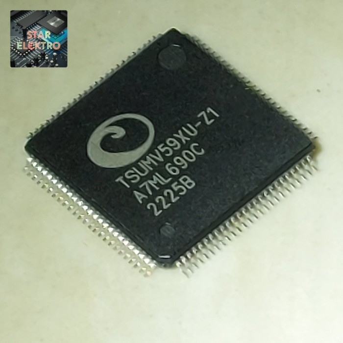 TSUMV59XU-Z1 QFP-100 TSUMV59 IC Processor TV Polytron LED LCD TSUMV 59XU 59