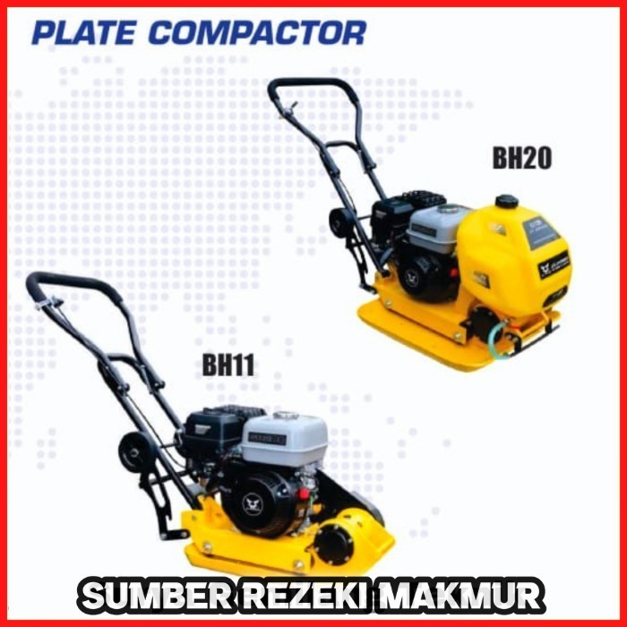 Stemper Kodok Plate Compactor ZS POWER BH20 Set Tangki Air Stemper