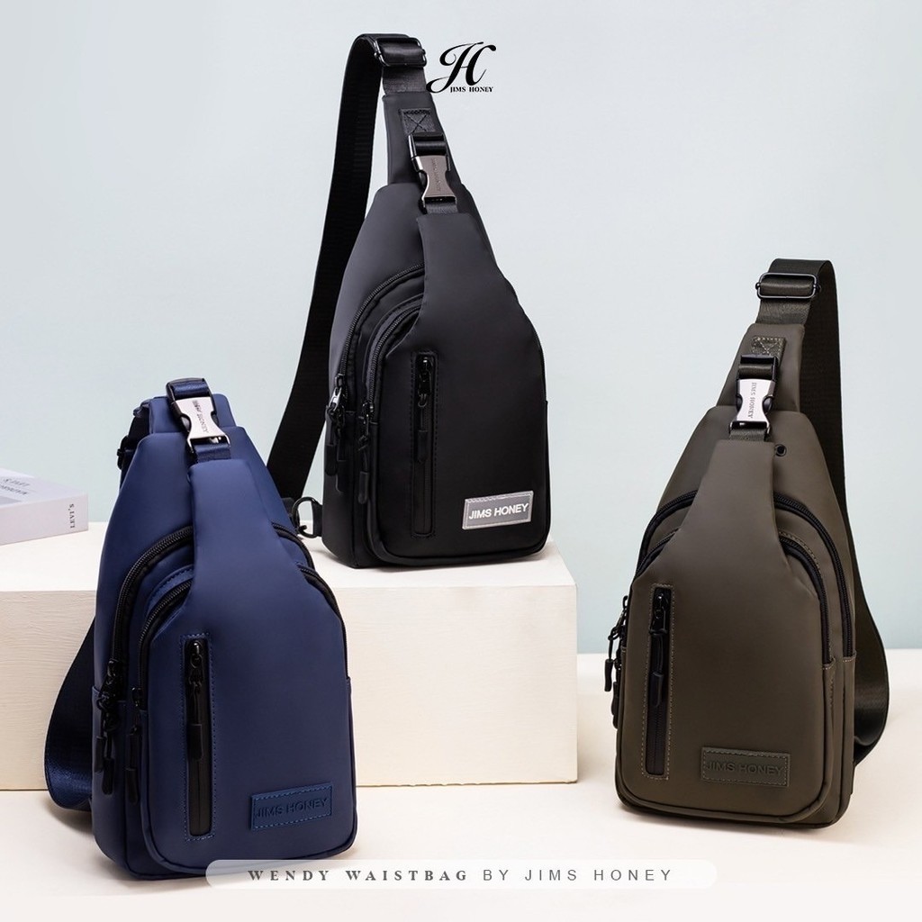WENDY WAISTBAG JIMS HONEY/ JH 808 TAS PINGGANG SELEMPANG URBAN STYLE UNISEX COWOK CEWEK COUPLE