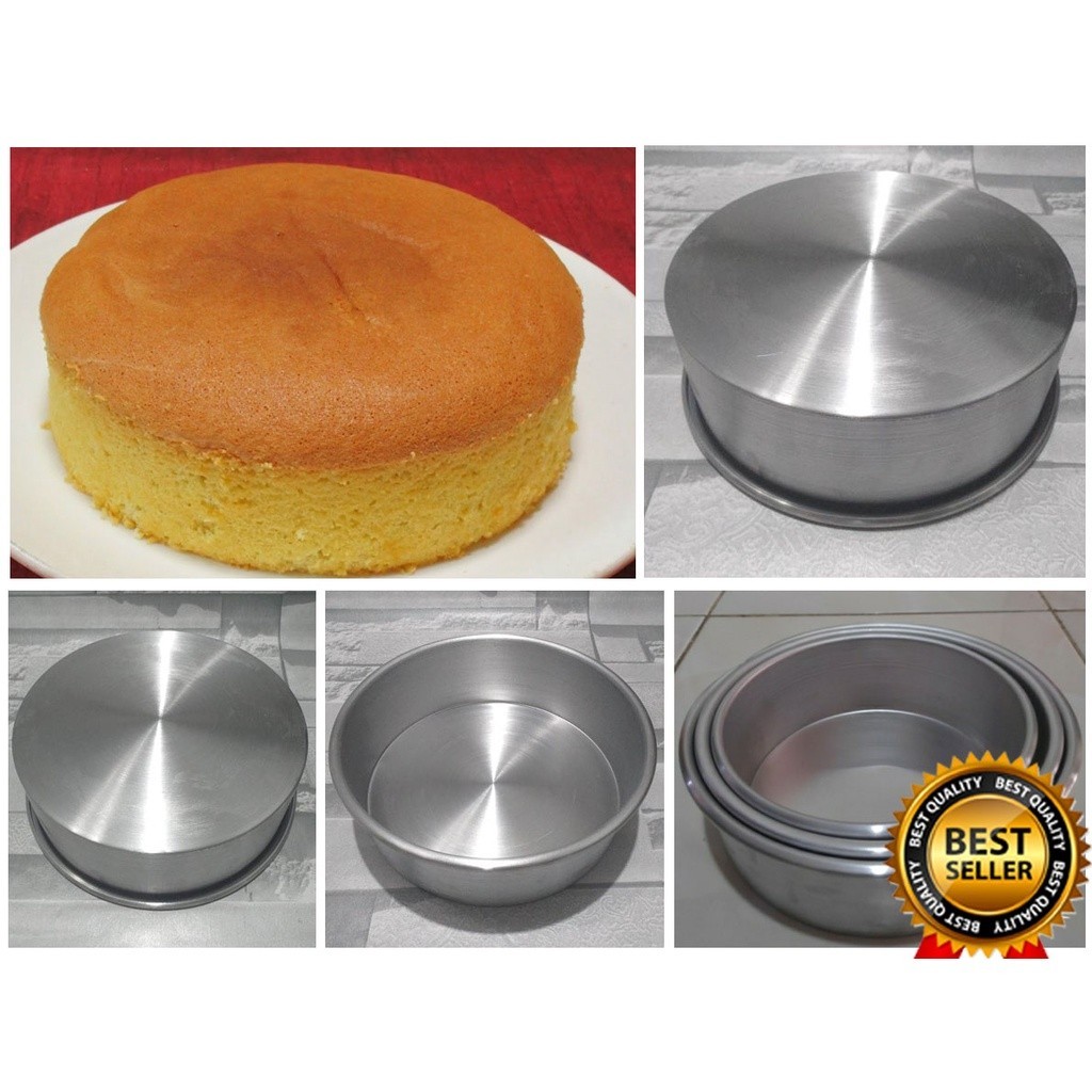 Loyang Bulat Press 05 / Tart Cake Pan / Loyang Tart / Loyang Bolu / Loyang Bundar / Mangkok Bulat / 