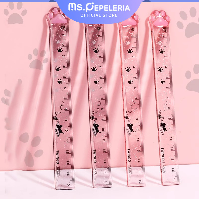 

Cute Ruler/ Penggaris Lucu Kaki Kucing - 15mm - Ms.Pepeleria