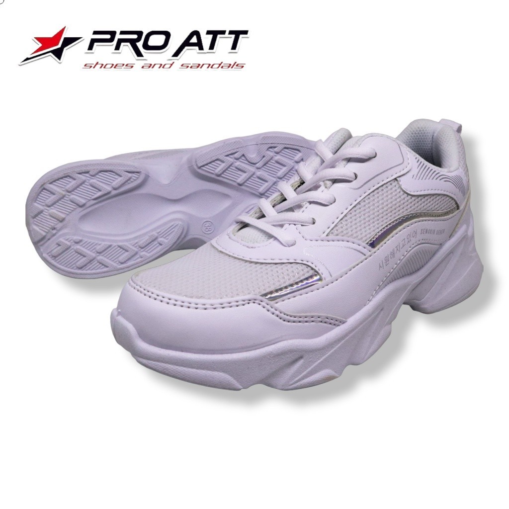 PRO ATT LIP 504 Sepatu Wanita Spatu Kasual Warna Putih Sneakers Wanita
