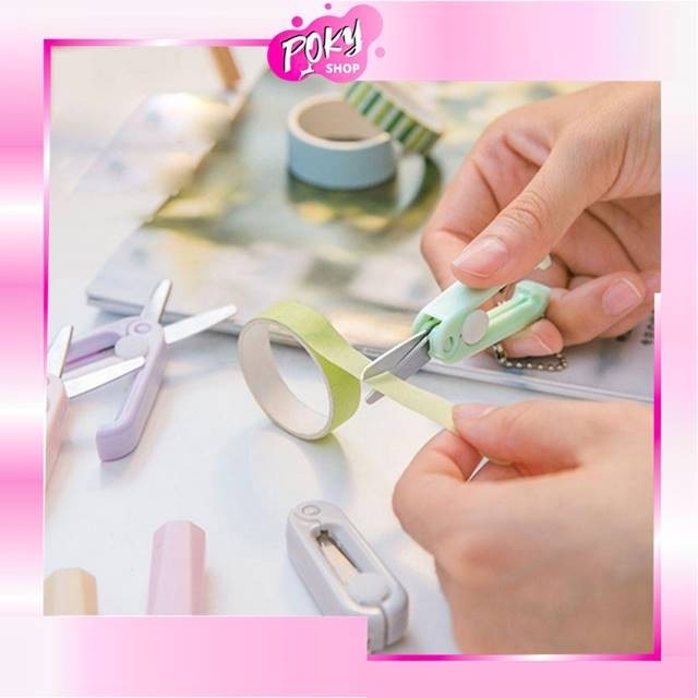 

POKY- 5771 Gunting Lipat Mini Portable / Pemotong Kertas Paper Cutter / Gunting Lipat Macaron / Gantungan Kunci Gunting Mini