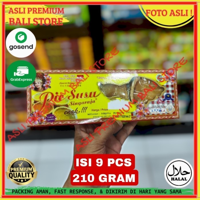 

OLEH OLEH MAKANAN CEMILAN CAMILAN SNACK KULINER KHAS ASLI ORI ORIGINAL BALI PIE PIA SUSU SINGARAJA