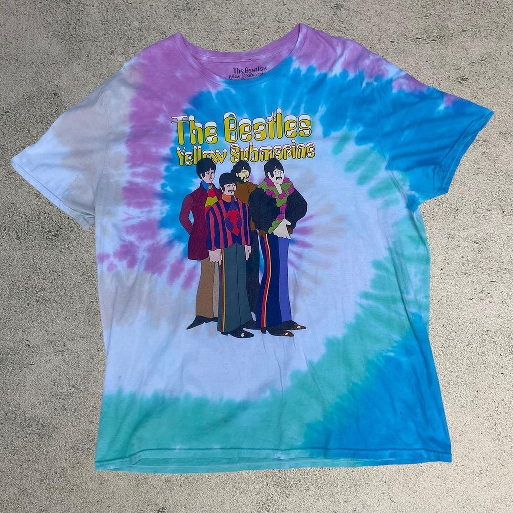Official Tee The Beatles Yellow Submarine Tie Dye