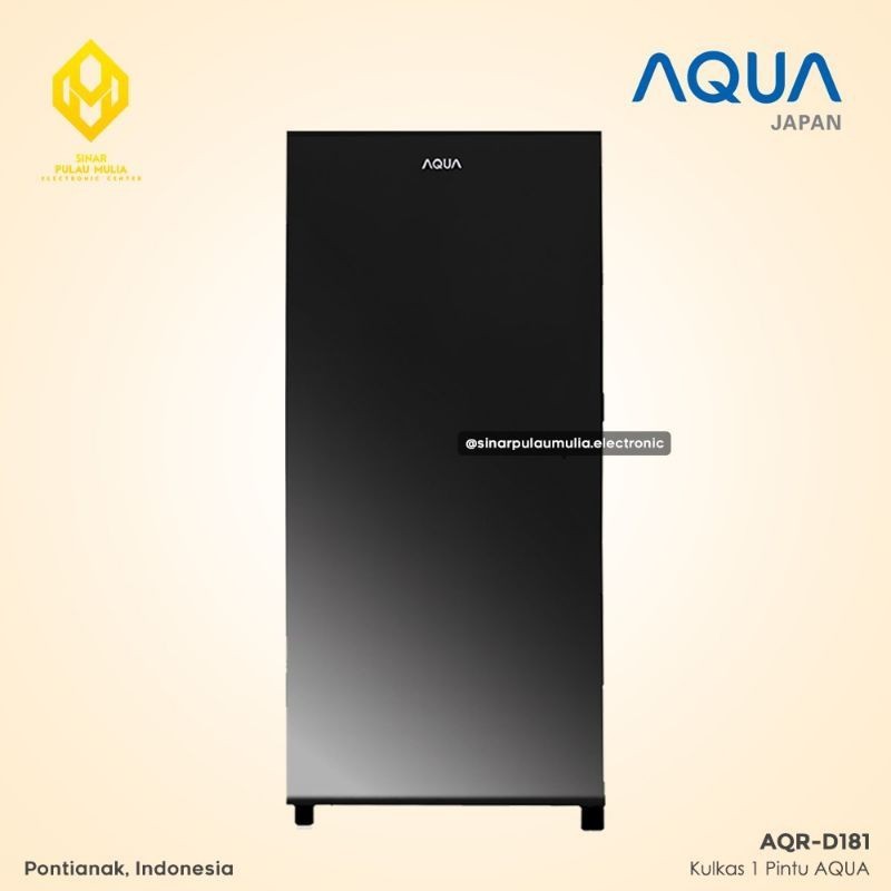 Aqua Kulkas 1 Pintu 150L [Low Voltage] - AQR-D181 / AQR D181 / AQRD181 / AQR D 181