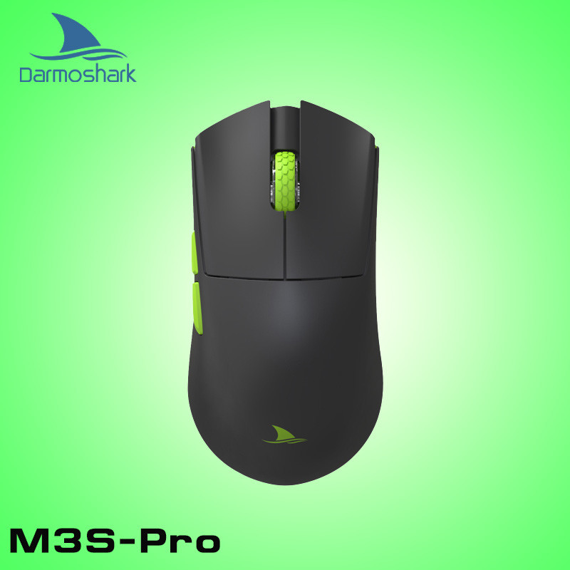 Darmoshark M3s-Pro 4KHZ Wireless Bluetooth Esports Gaming Mouse PAM3395 Sensor N52840 HUANO Switch M