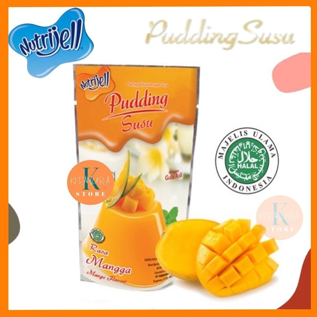 

NUTRIJELL PUDDING Bubuk Susu Rasa MANGGA NUTRIJEL PUDING Mango