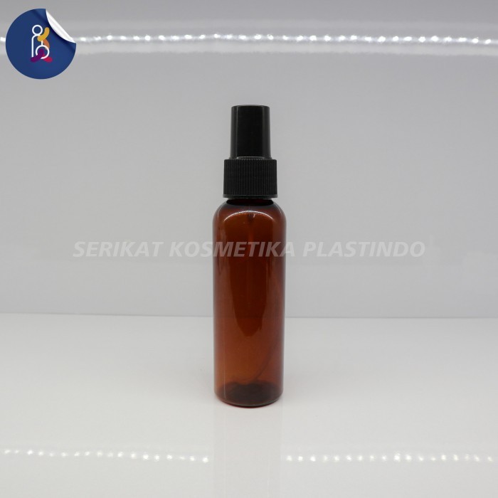 BOTOL SPRAY 100ML PLASTIK PET AMBER SMOKE HITAM 100 ML PET SEMPROT AMBER