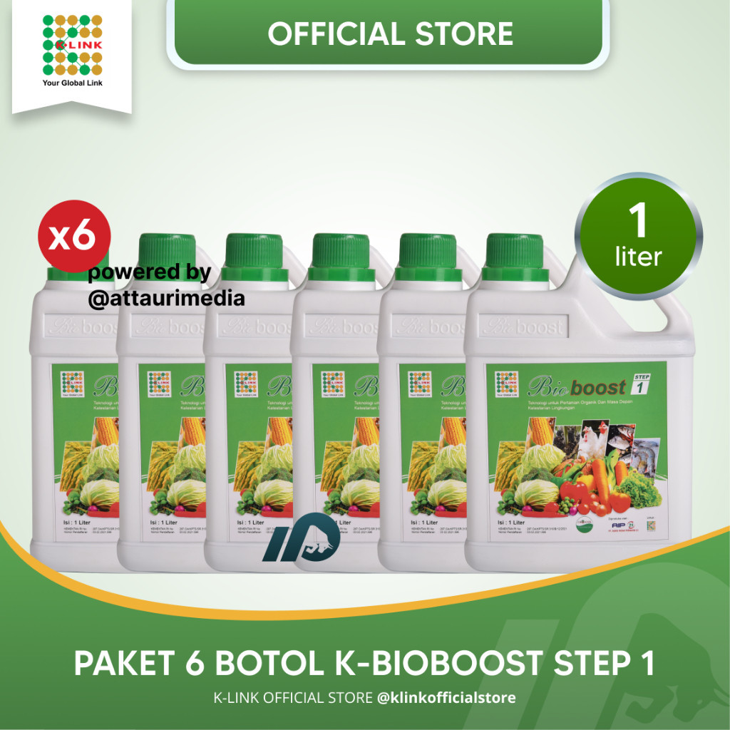 [PAKET HEMAT] BioBoost Step 1 (6 pcs) Perbaiki pH Tanah Pupuk Cair Organik Hayati Bio Bos BioBos Boo
