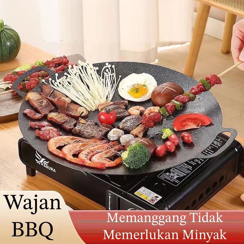 TR64RF Grill Pan - Pemanggang tahan Lengket - Panggangan Diatas Kompor - Pemanggan atas kompor - Pan