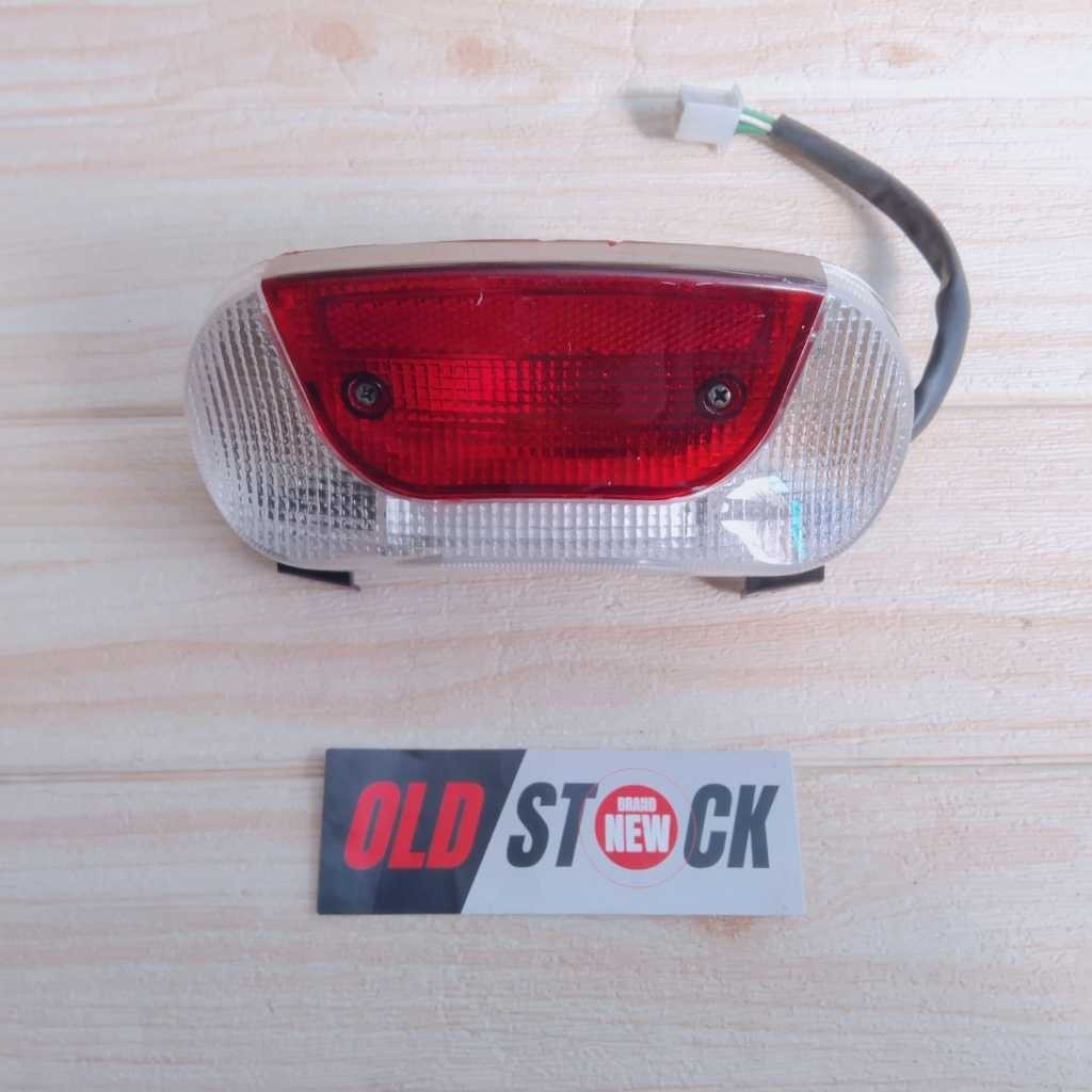 COD/LAMPU BELAKANG STOPLAMP ASSY SET SATRIA 2TAK LUMBA - TORNADO - SHOGUN KEBO PARTS NEW OLD STOCK