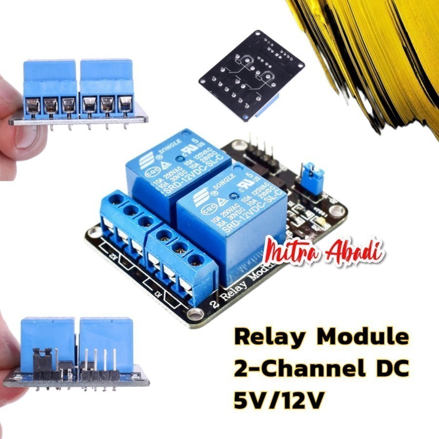 Relay Module 2 Channel DC 5V / DC 12V