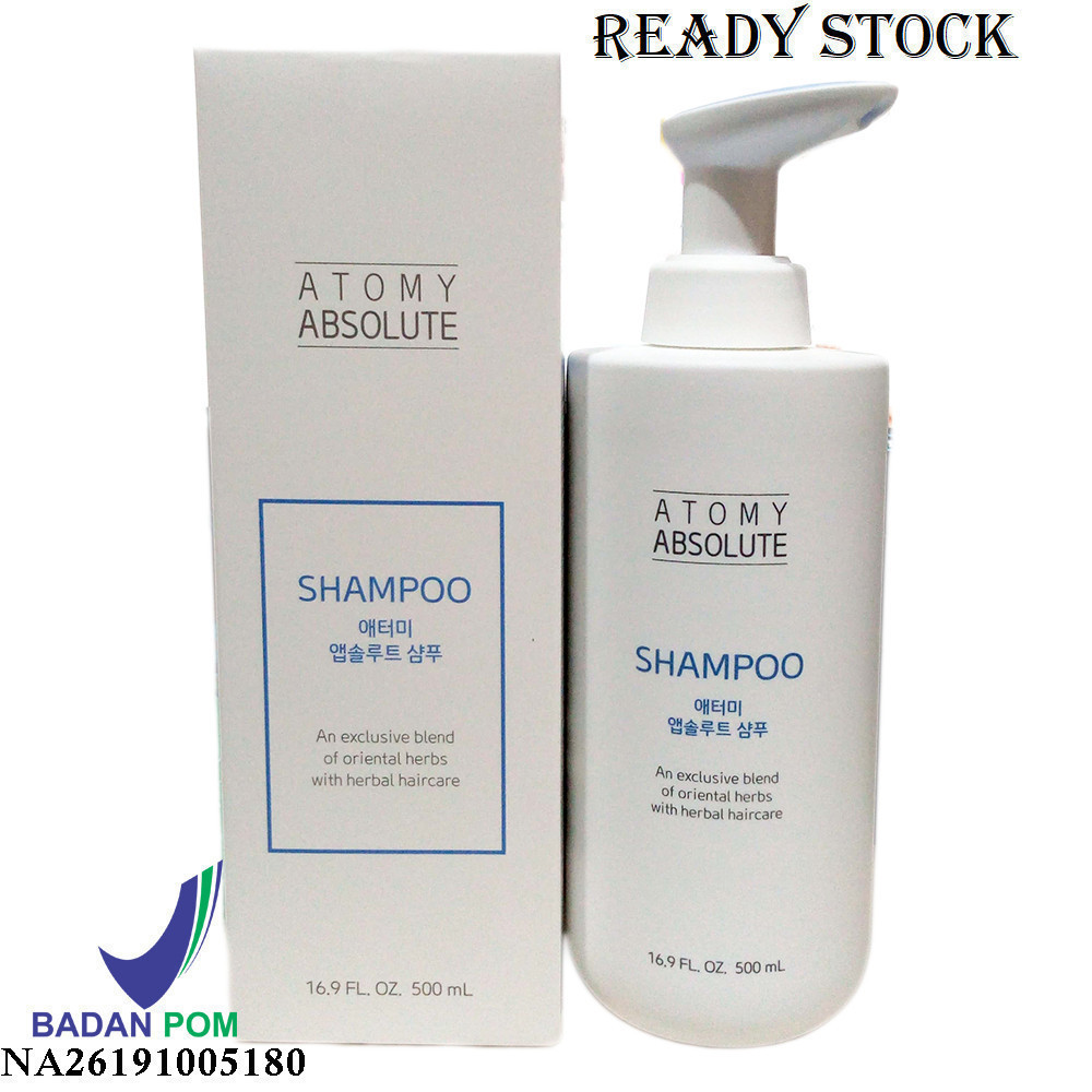 ATOMY ABSOLUTE SHAMPOO 500ML untuk rambut rontok original