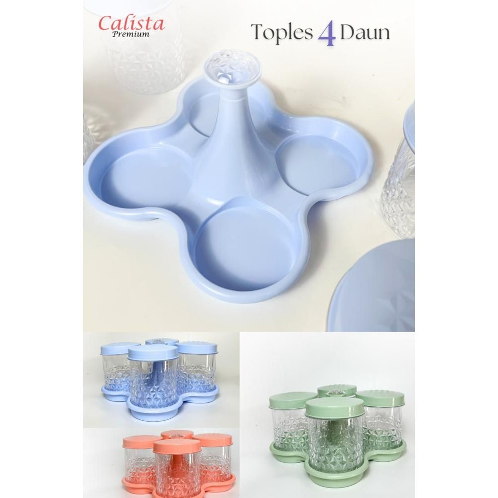 TOPLES 4 DAUN/TOPLES DAUN KRISTAL SET 4/TOPLES DAUN CALISTA