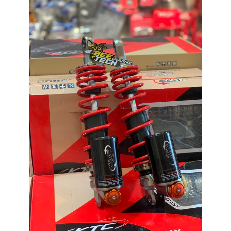 SHOCK BELAKANG KTC APEX TABUNG BAWAH MIO,VARIO,BEAT,SCOOPY ORIGINAL KTC RACING