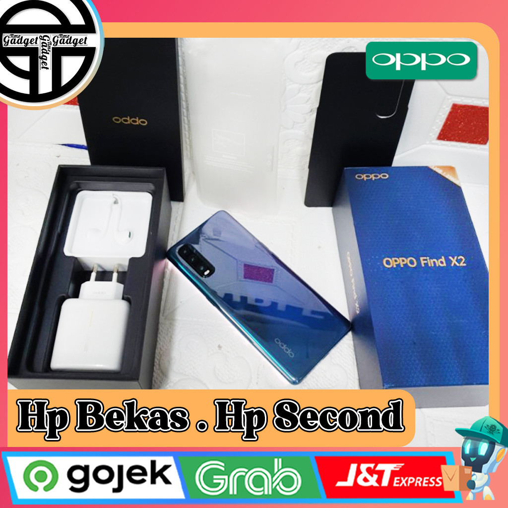 Oppo Find X2 Ram 12 Rom 256GB Second Original Resmi Indonesia