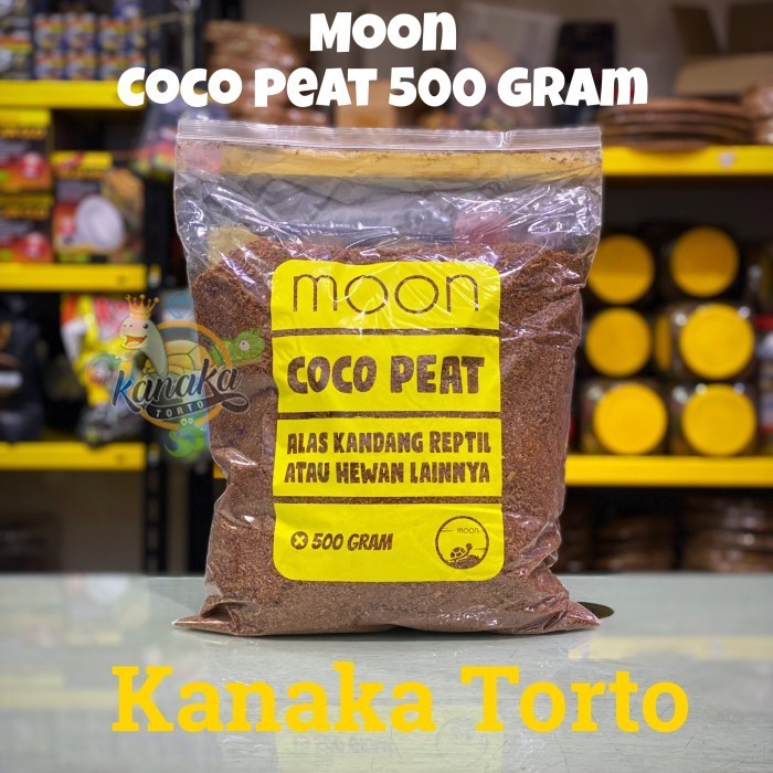 Moon Coco Peat CocoPeat 500 Gram Alas Kandang Reptil Media Tanam