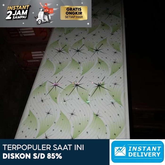 plavon pvc Daun. plafon pvc motif kayu