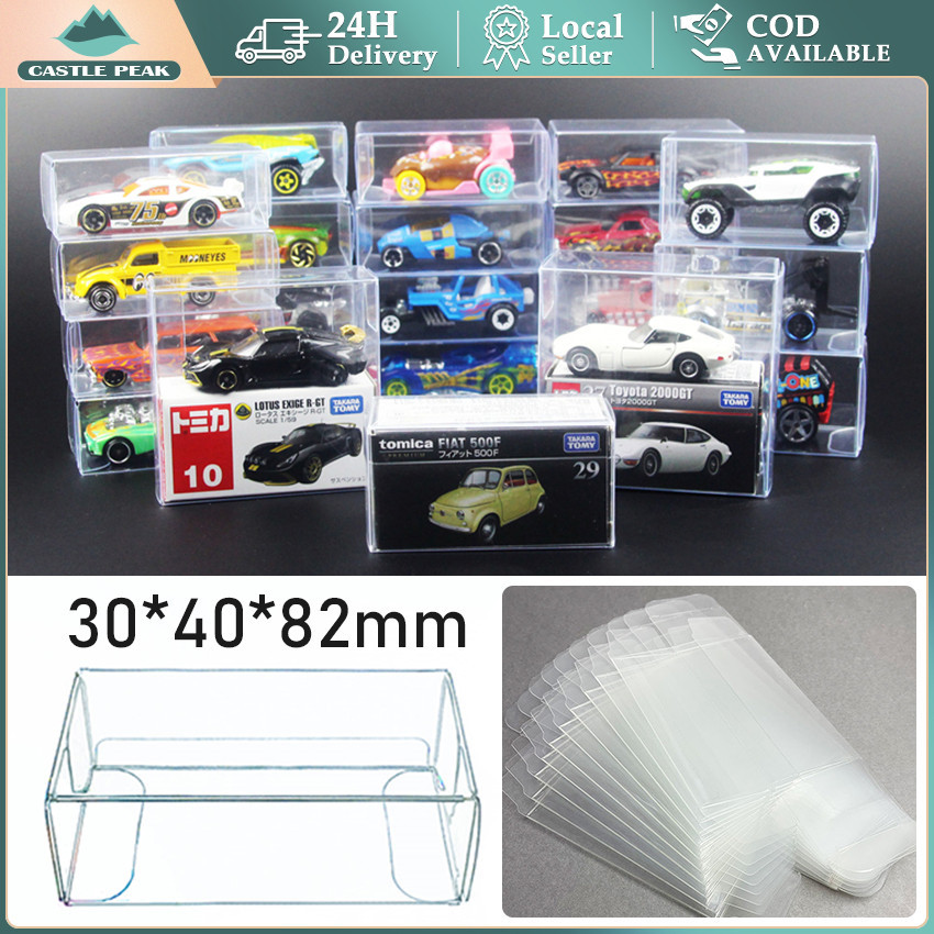 

20Pcs Tempat Penyimpanan Mobil Mini Hot Wheels | Display Box Transparant | Box Acliric kotak