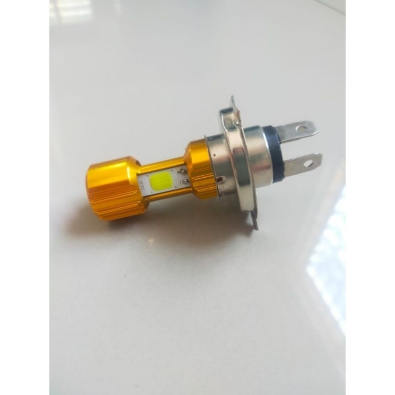 TERLARIS PROMO LAMPU LED DEPAN UTAMA SOCKET H4 MOTOR GEDE VIXION CBR CB150R CB OLD NEW TIGER SCORPIO