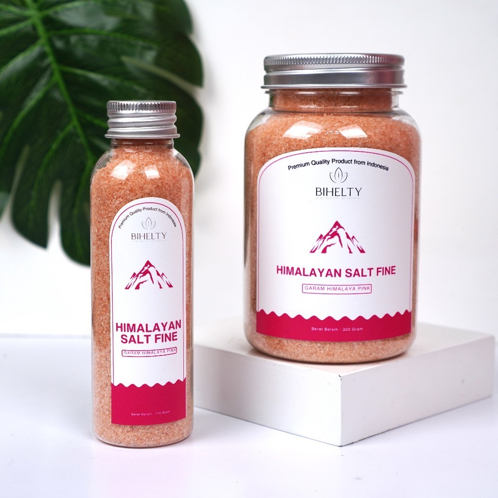 

Bihelty Garam Himalaya Halus Premium 100% Organik Garam Himalayan Salt Garam Mpasi