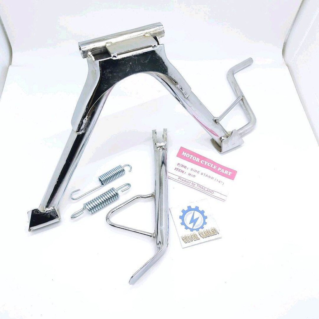 Standar dua / standar tengah ring 14 chrome plus Standar samping ring 14 mio j mio gt mio soul