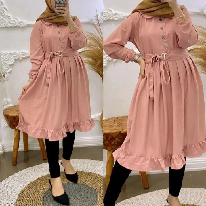 amanda tunik pakaian wanita terbaru 2024/tunik wanita berkualitas/pakaian wanita santai/baju/tunik/ 