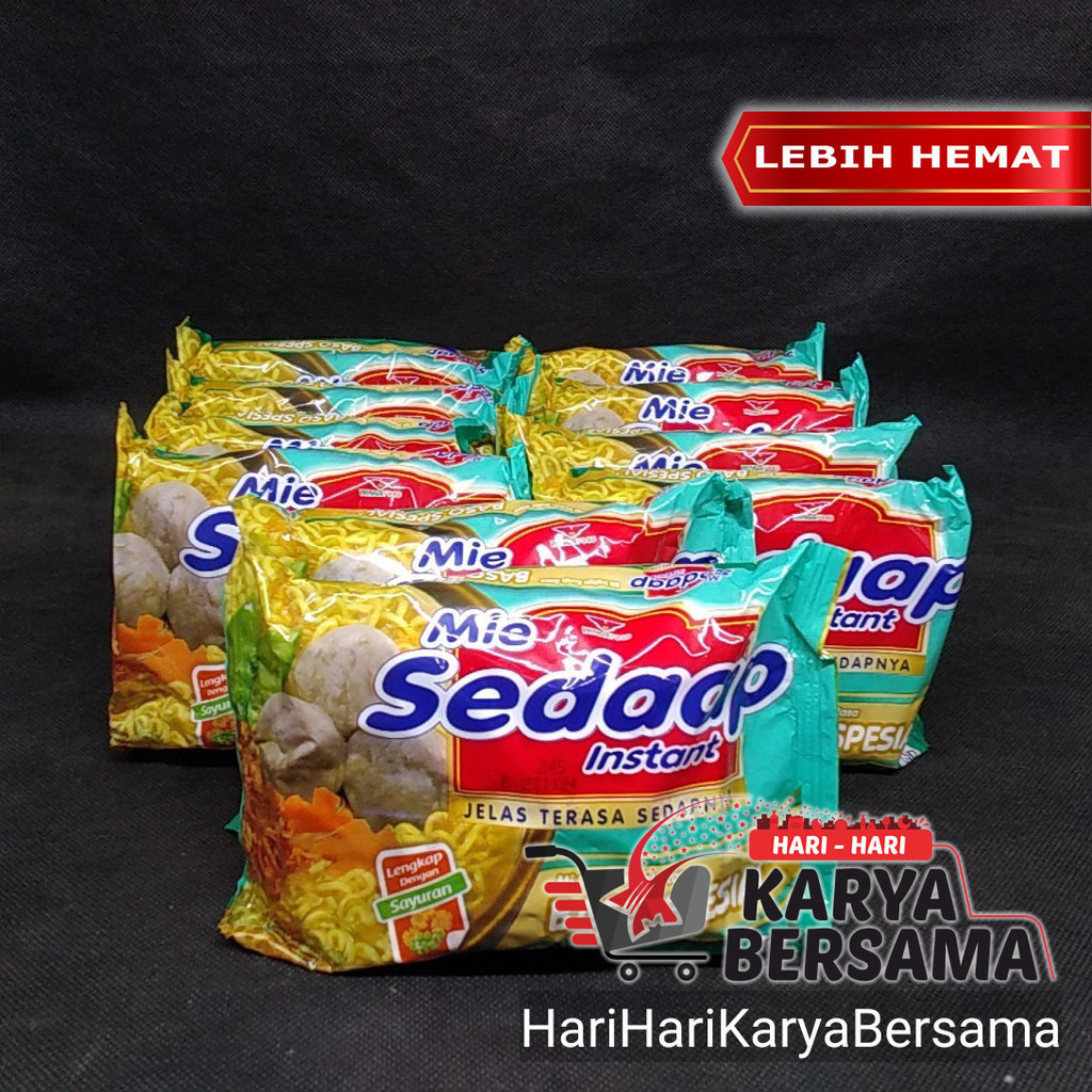 

MIE SEDAAP MIE INSTAN BASO SPESIAL PACK 10'S X 77GR