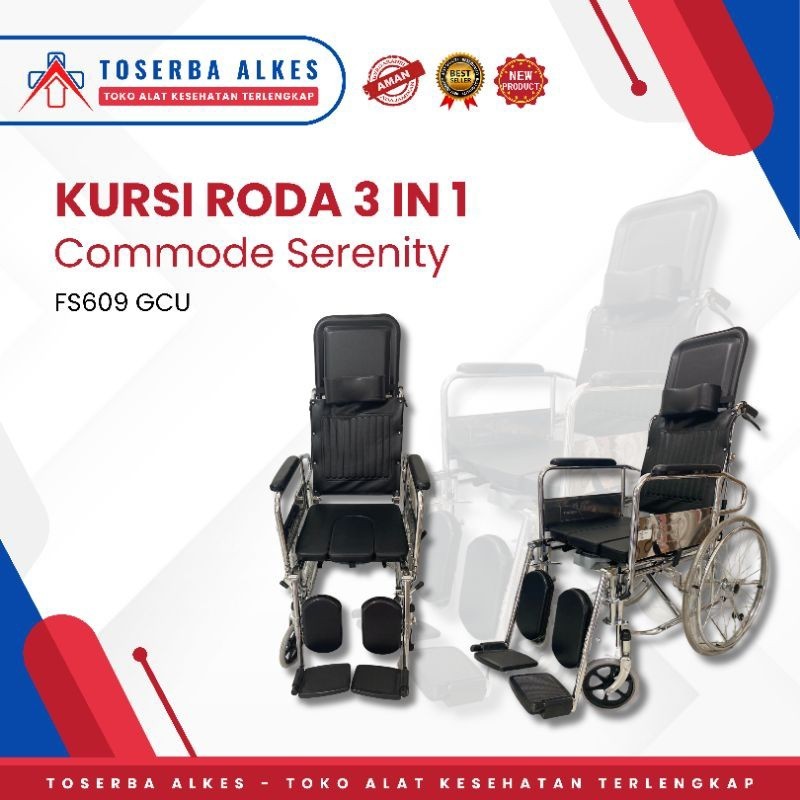 Kursi Roda 3 in 1 Serenity