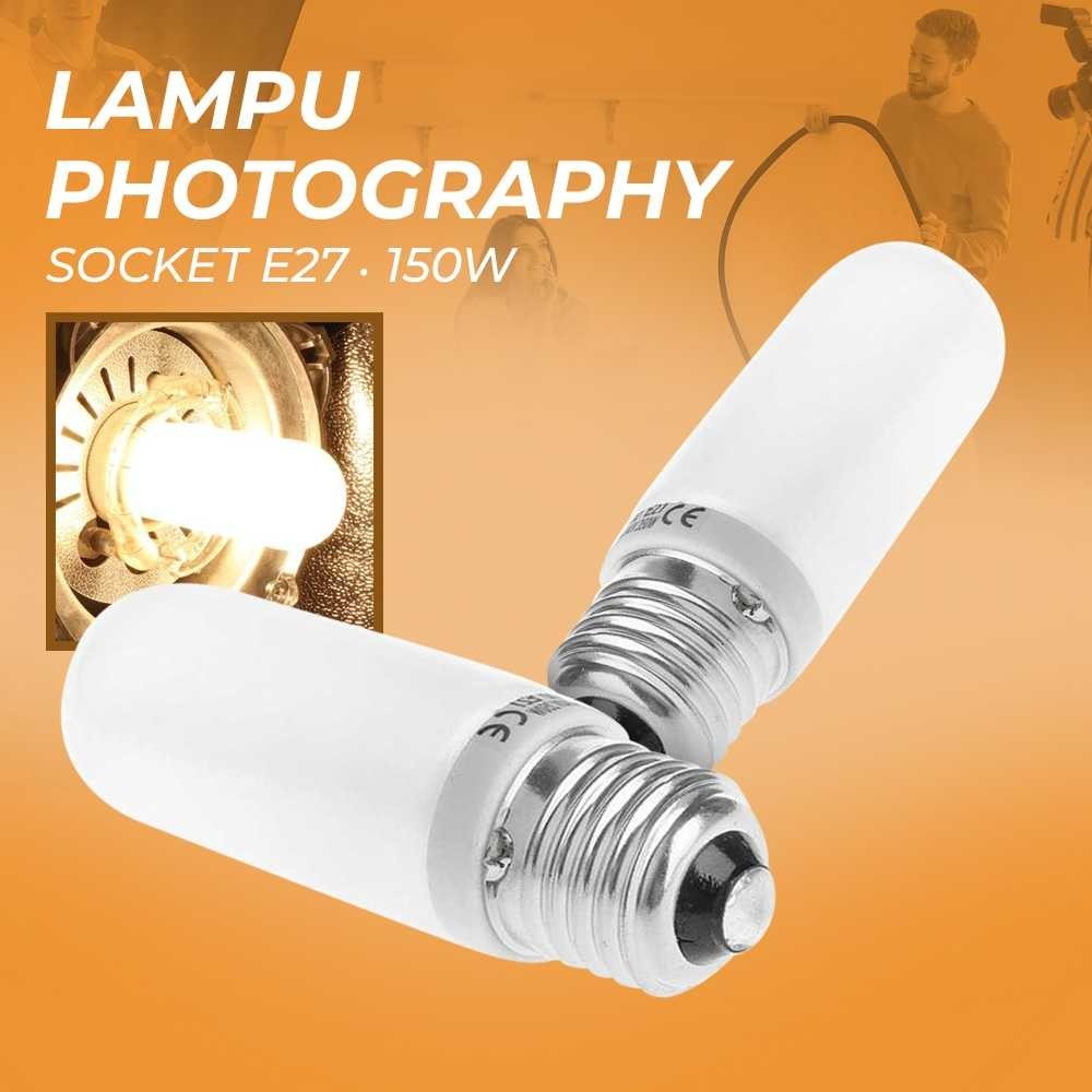 Lampu Modeling Photography Flash Lights LED Bulb E27 150W | ampu Pemodelan Fotografi Bohlam Flash LE