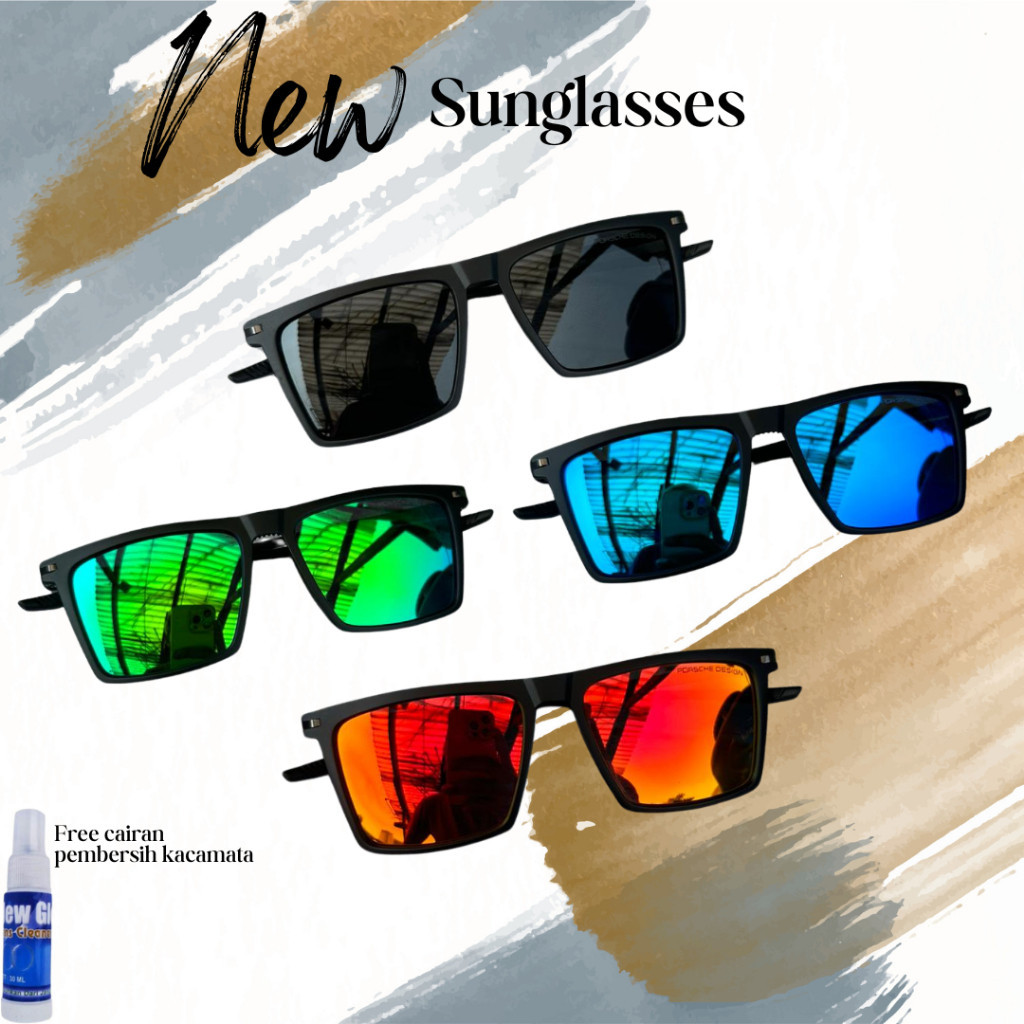 sunglasses pria Polarized Porsche | kacamata cowok keren | kacamata hitam cowok | kacamata hitam pri
