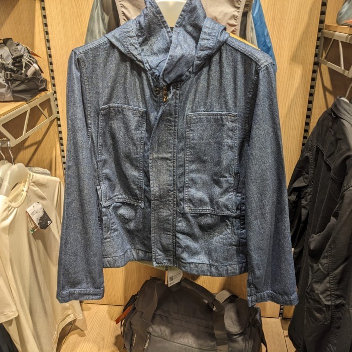 EIGER JAKET WANITA SERIES DENIM TRISHA DENIM JACKET  - NAVY