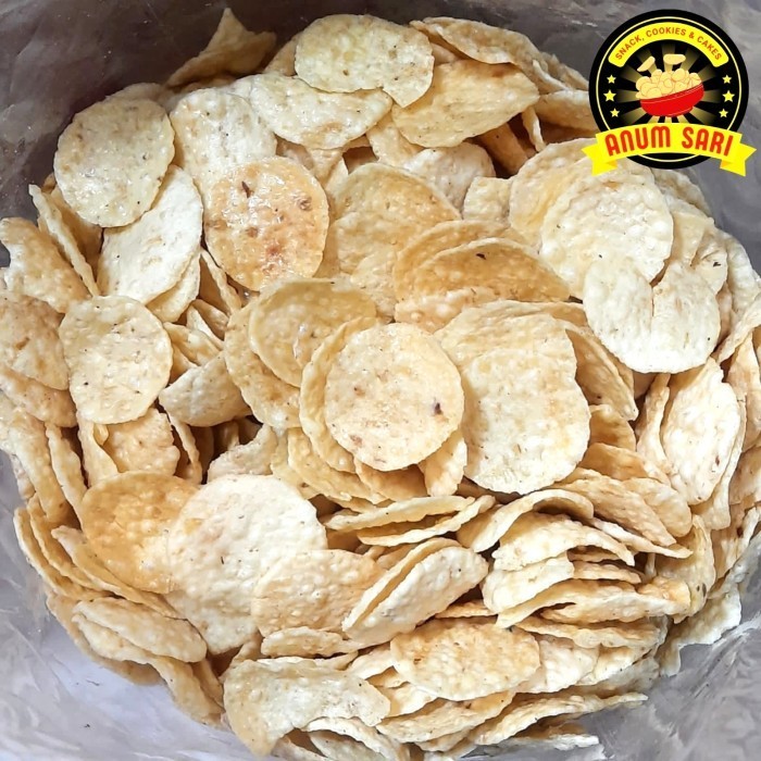 

JAJAN PASAR/ SNACK GURIH/ Kecimpring Keripik Singkong rasa ORIGINAL GURIH - Anum Sari - 250 Gram