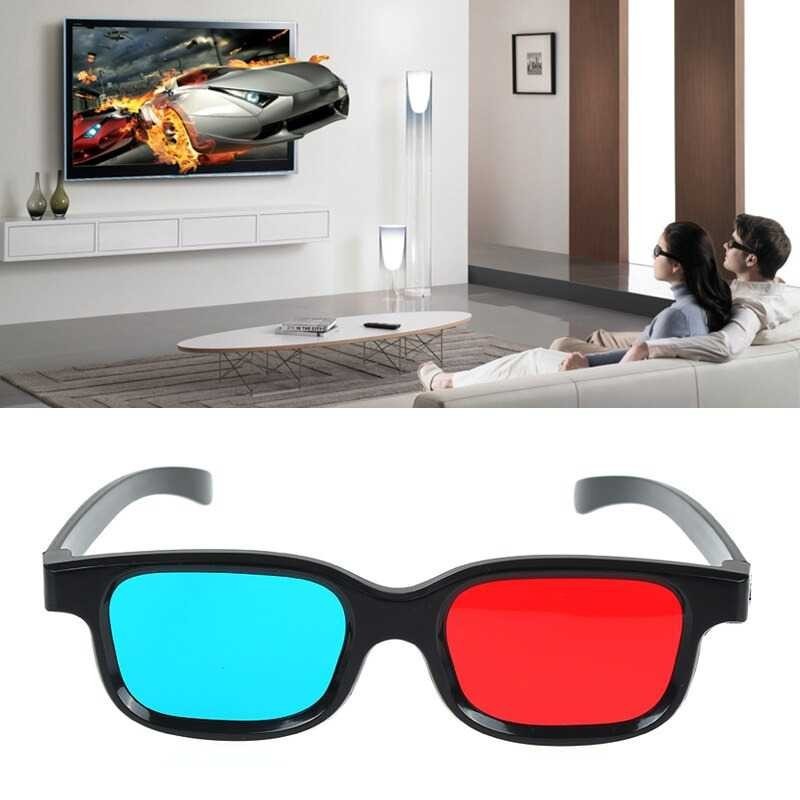 Kacamata 3D Cinema Movie Bioskop Plastic Frame Glasses - H3