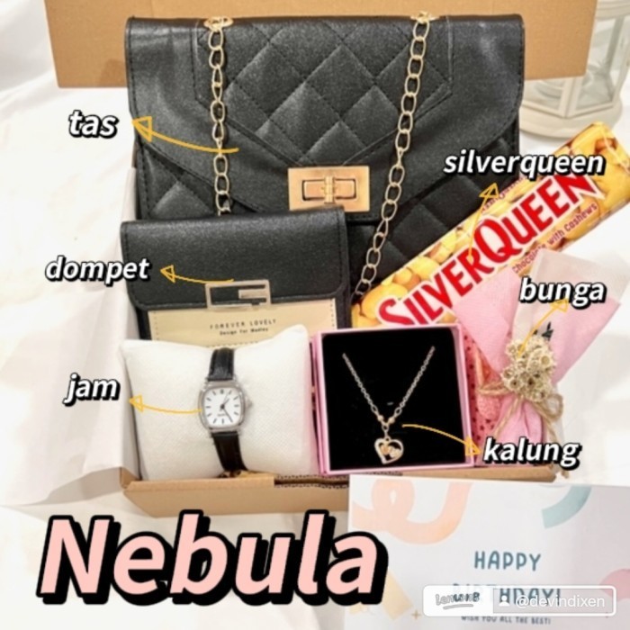 

(NEW) -Kado Hampers Gift Box Hadiah Ulang Tahun Birthday Graduation Wisuda - Nebula