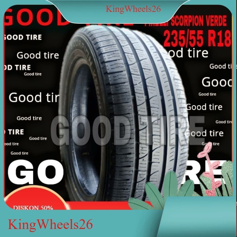 BAN MOBIL PIRELLI SCORPION VERDE 235-55-18 R18 COPOTAN SEKEN SECOND BEKAS