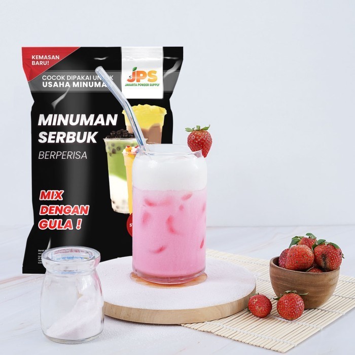 

Terbaru[Promo] Bubuk Minuman Strawberry Mix Powder Instan JPS Gula