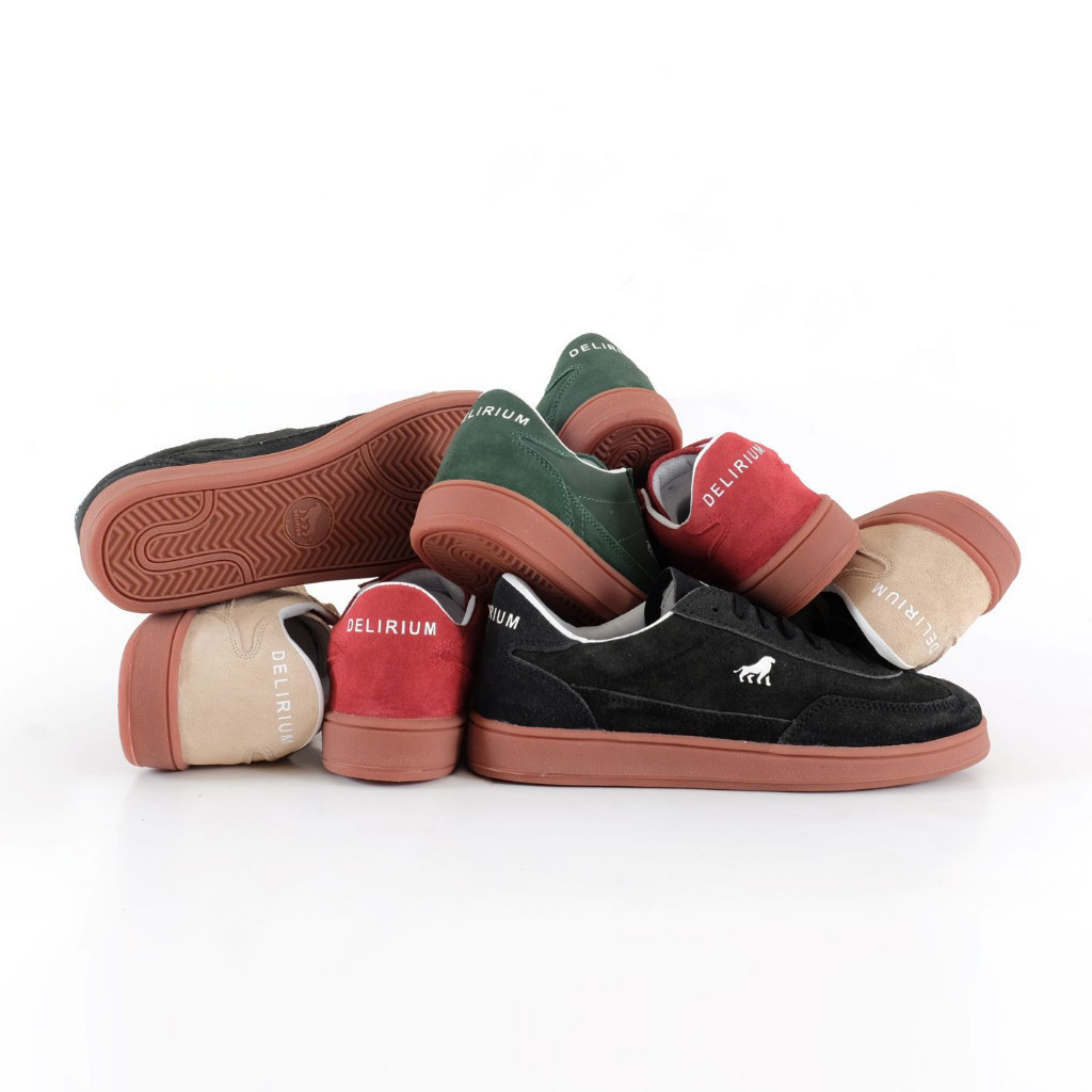 MURAH DELIRIUM Sepatu Pria Suede Dhelvin OG Trainers Sport